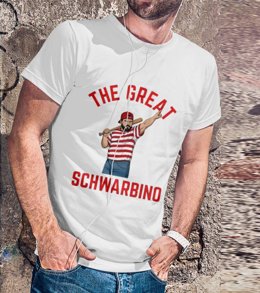 The Great Schwarbino Kyle Schwarber Philadelphia Phillies Baseball T-Shirt
