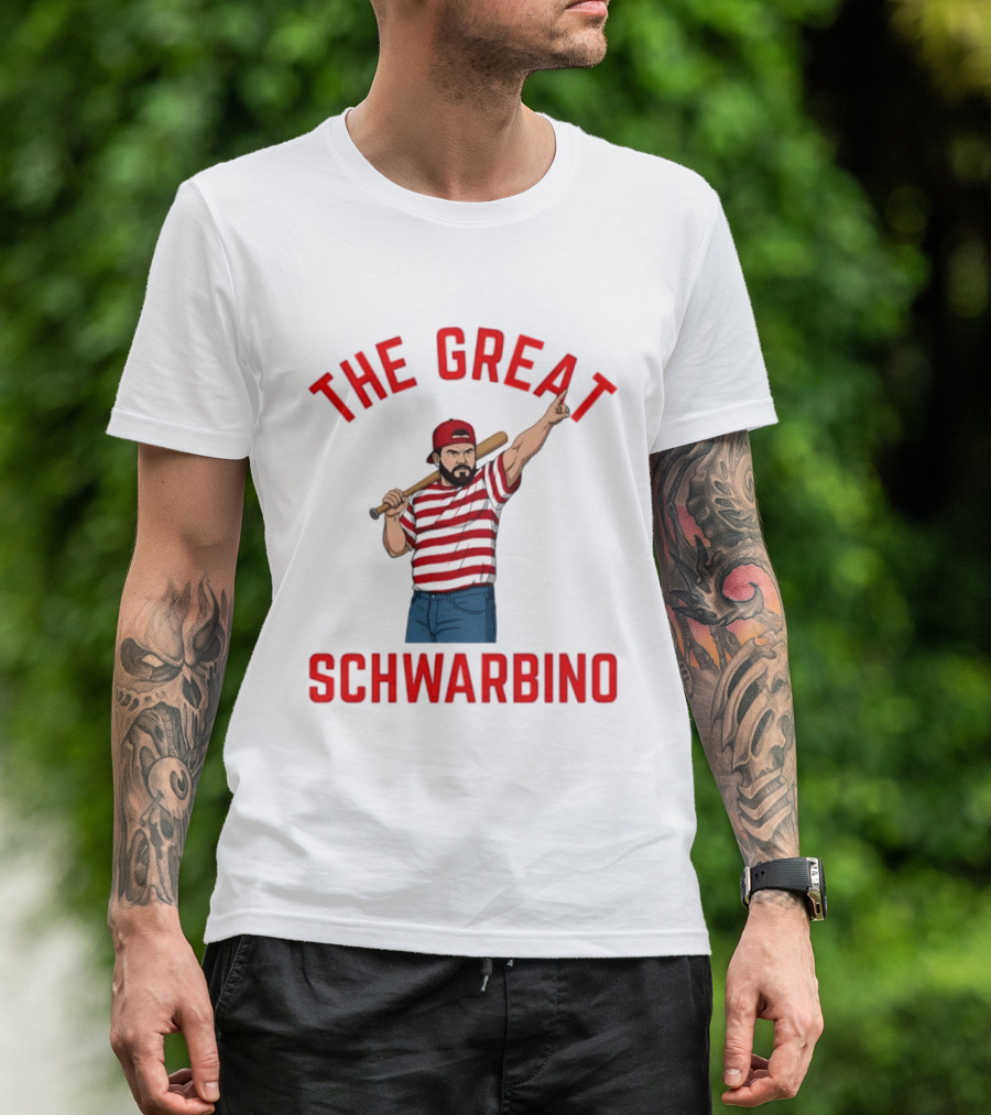 The Great Schwarbino Kyle Schwarber Philadelphia Phillies Baseball T-Shirt
