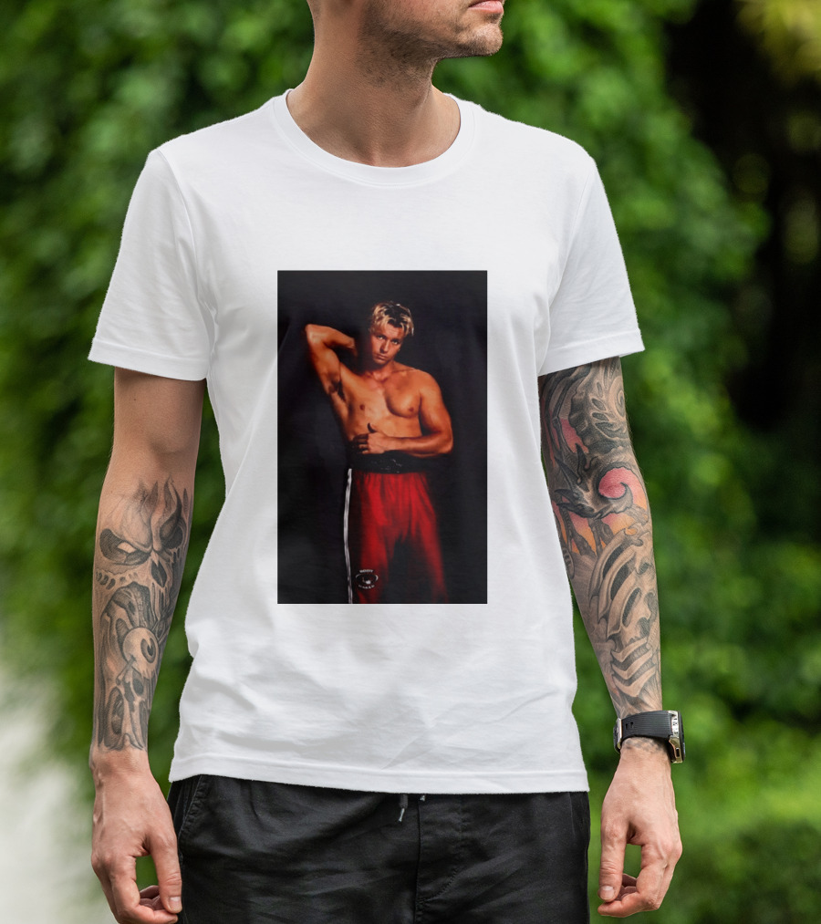 Stephen Kalyn Off Campus Body Maker Boxer Pose T-Shirt
