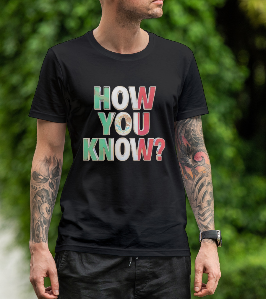 AEW Mexico Flag How You Know Wrestling T-Shirt