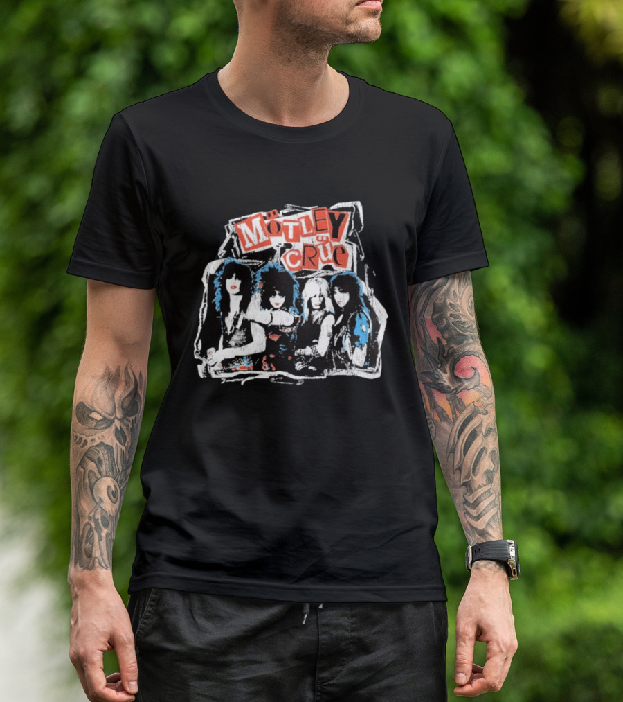 Motley Crue Collage The Return Of The Carnival Of Sins Tour 2026 T-Shirt