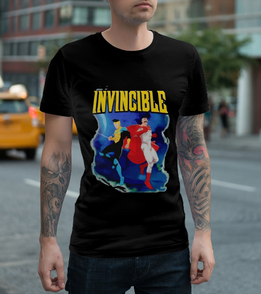 Invincible Comic Superhero Duo Team Up T-Shirt