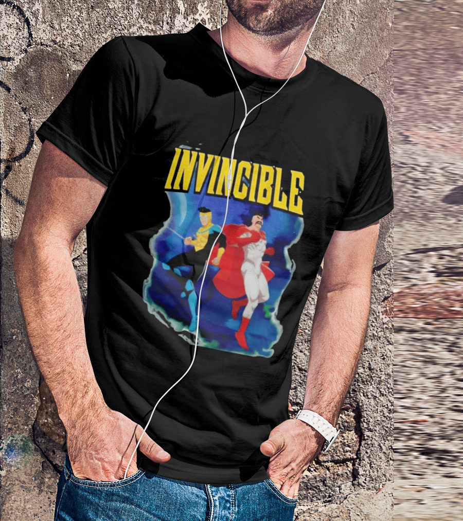 Invincible Comic Superhero Duo Team Up T-Shirt