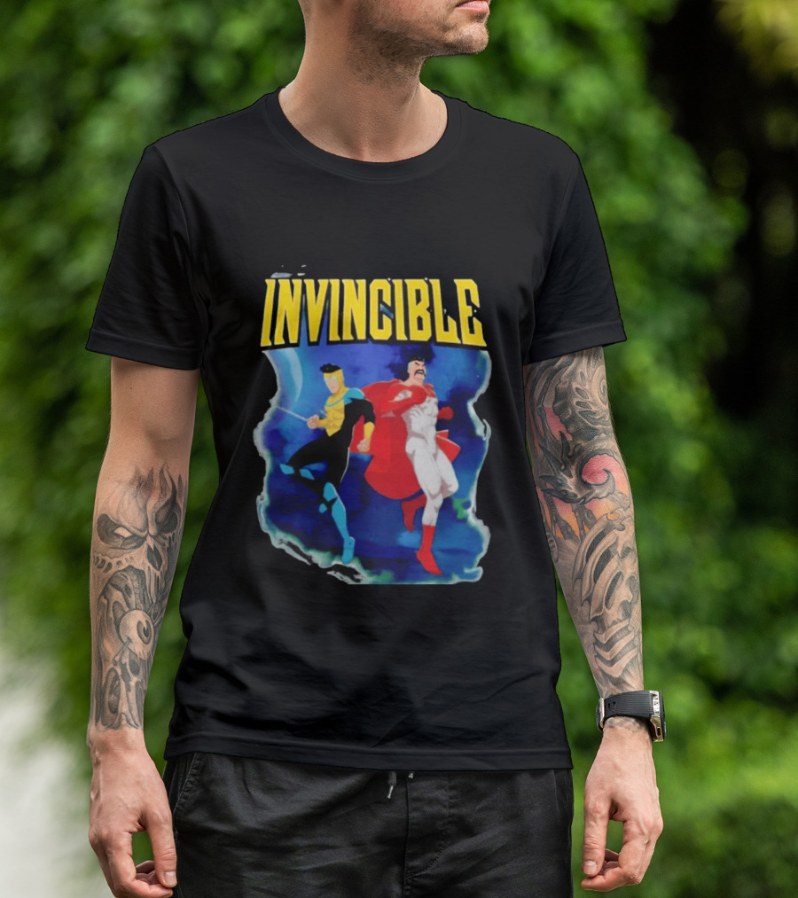 Invincible Comic Superhero Duo Team Up T-Shirt