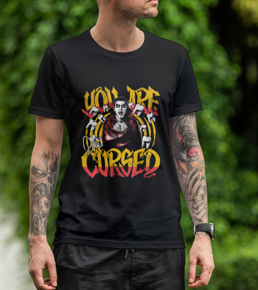 Danhausen You Are Cursed Vintage Graffiti Teeth T-Shirt
