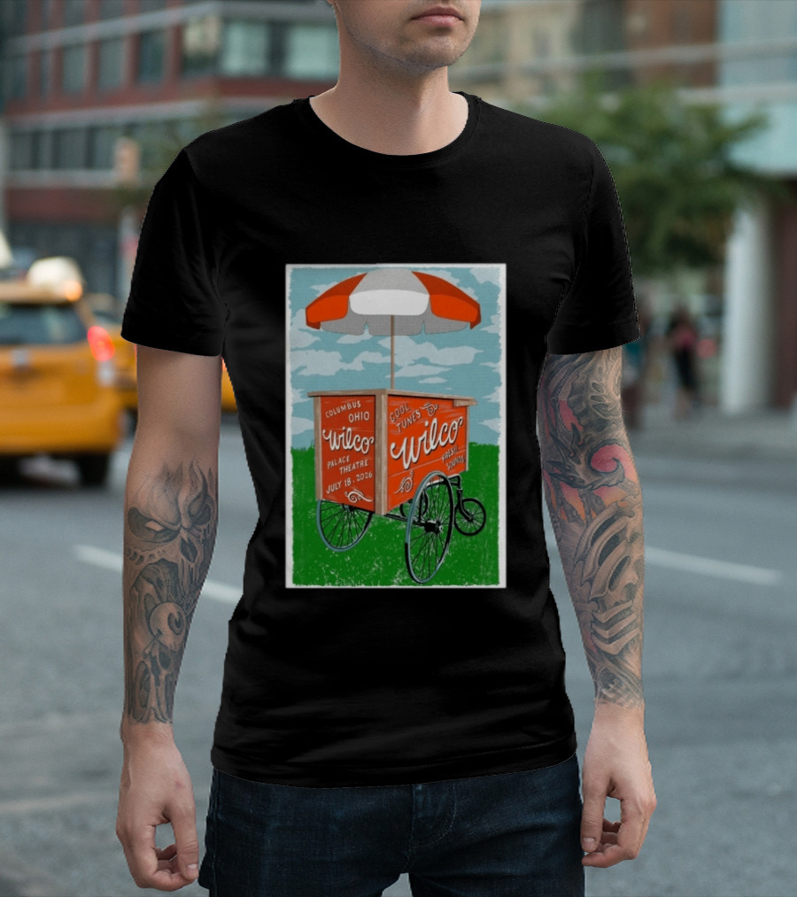 Wilco Cool Tunes Fresh Sounds Palace Theatre Columbus Ohio July 18 2026 T-Shirt