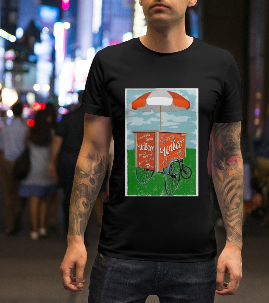Wilco Cool Tunes Fresh Sounds Palace Theatre Columbus Ohio July 18 2026 T-Shirt