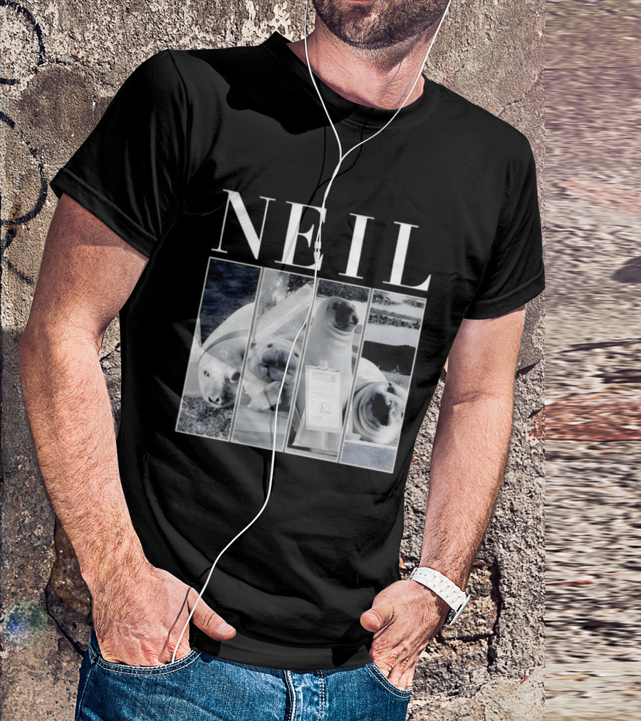 Neil The Seal Animal Meme Funny Seal Faces T-Shirt