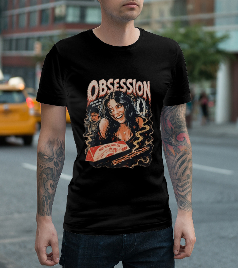 Obsession You Only Get One Wish One Wish Willow Vintage Horror Comic T-Shirt