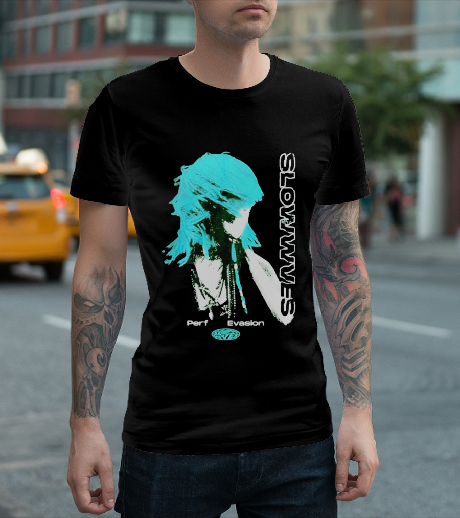 Slowwves Perfect Evasion Asia Blue Hair T-Shirt