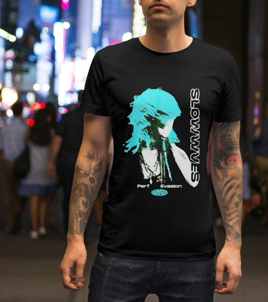 Slowwves Perfect Evasion Asia Blue Hair T-Shirt