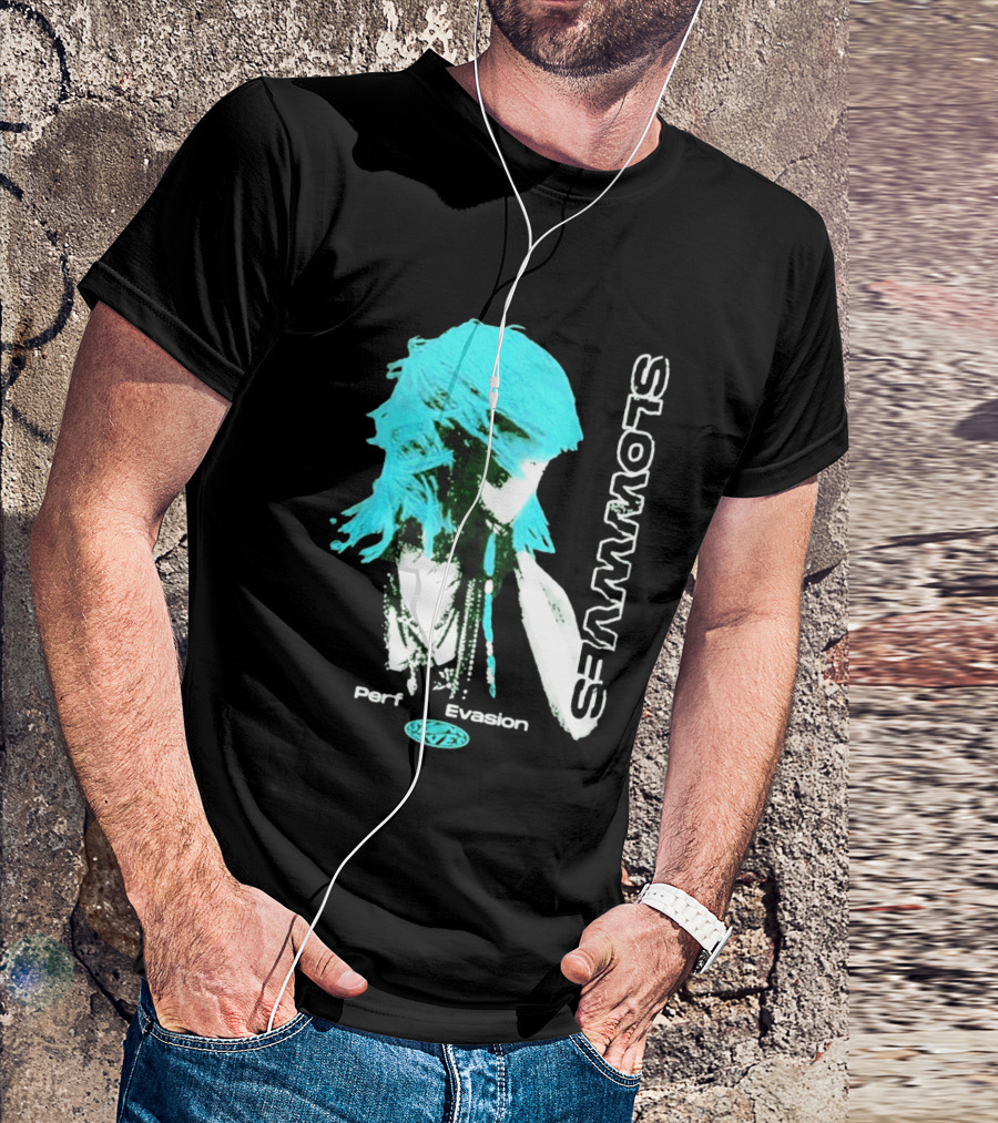 Slowwves Perfect Evasion Asia Blue Hair T-Shirt
