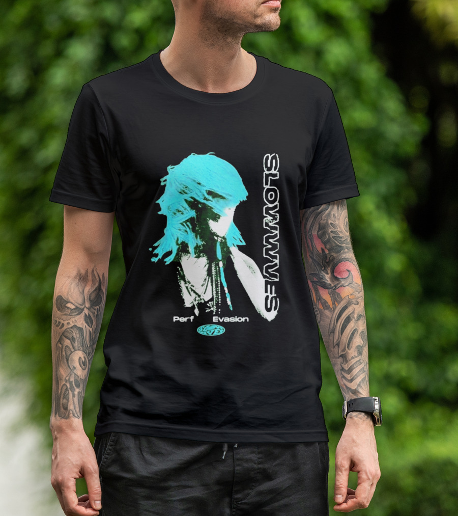 Slowwves Perfect Evasion Asia Blue Hair T-Shirt