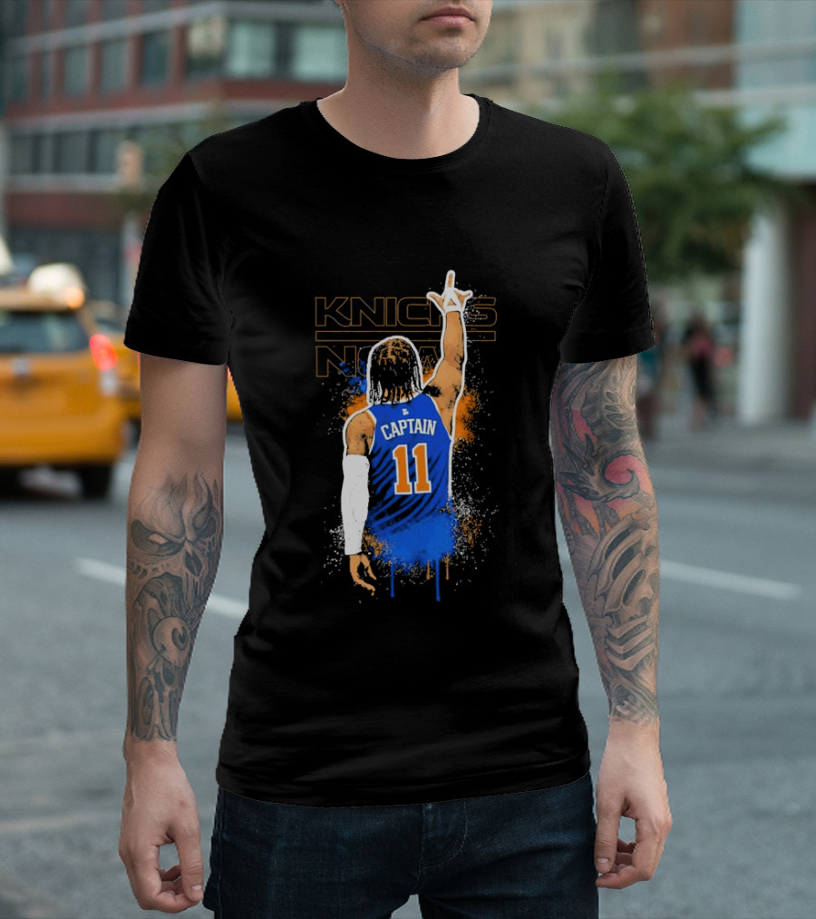 Captain 11 Knicks Now Basketball T-Shirt