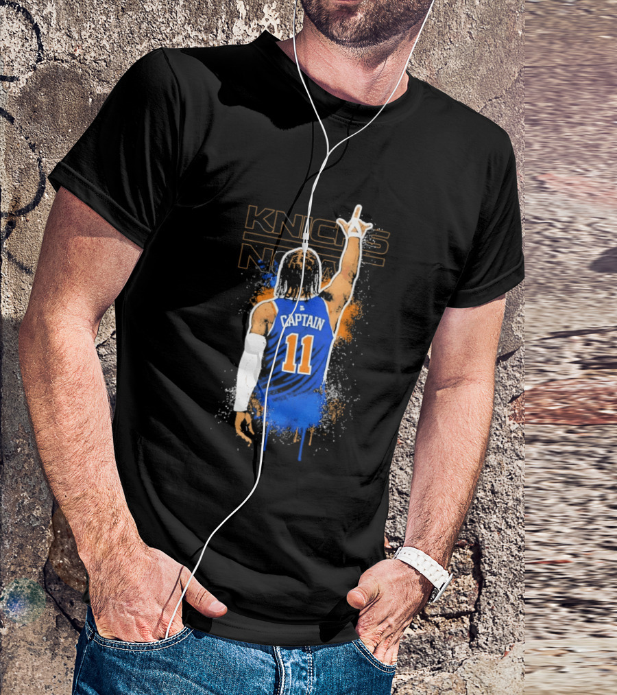Captain 11 Knicks Now Basketball T-Shirt