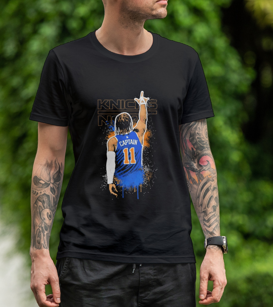 Captain 11 Knicks Now Basketball T-Shirt