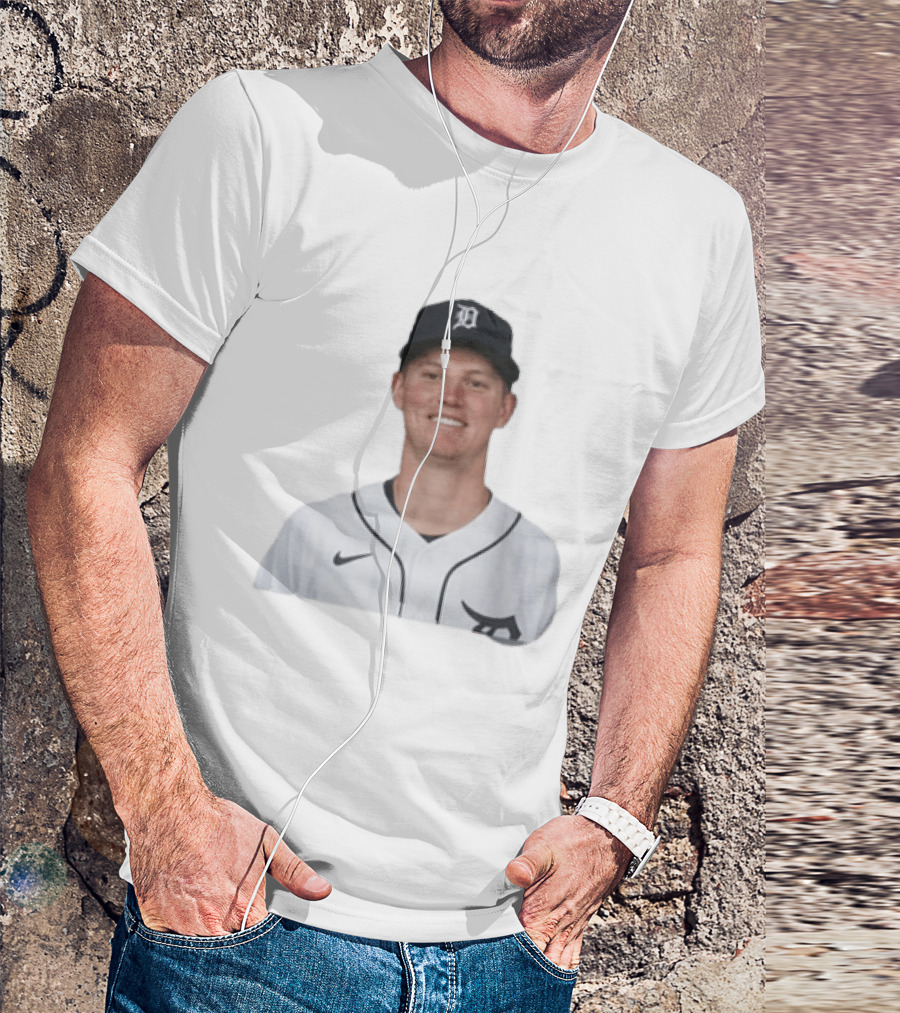 Troy Melton Detroit Tigers Nike Baseball Player D T-Shirt