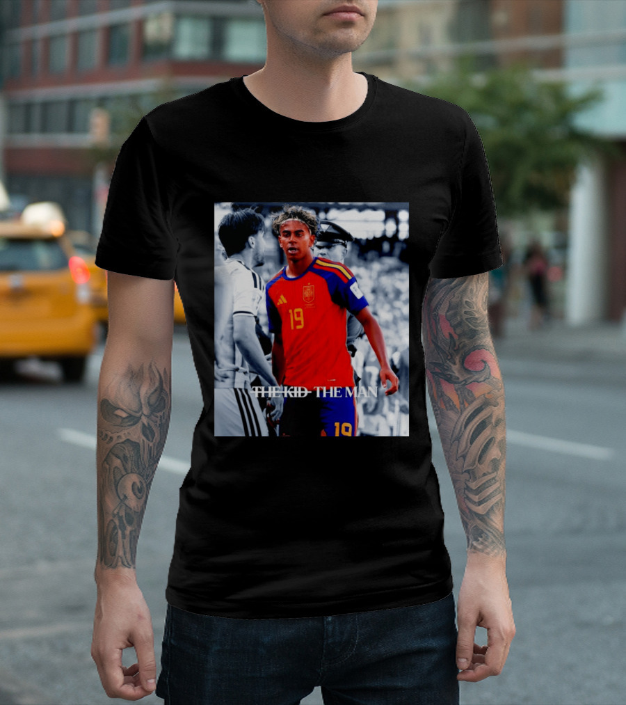 Spain 19 Lamine Yamal The Kid The Man T-Shirt