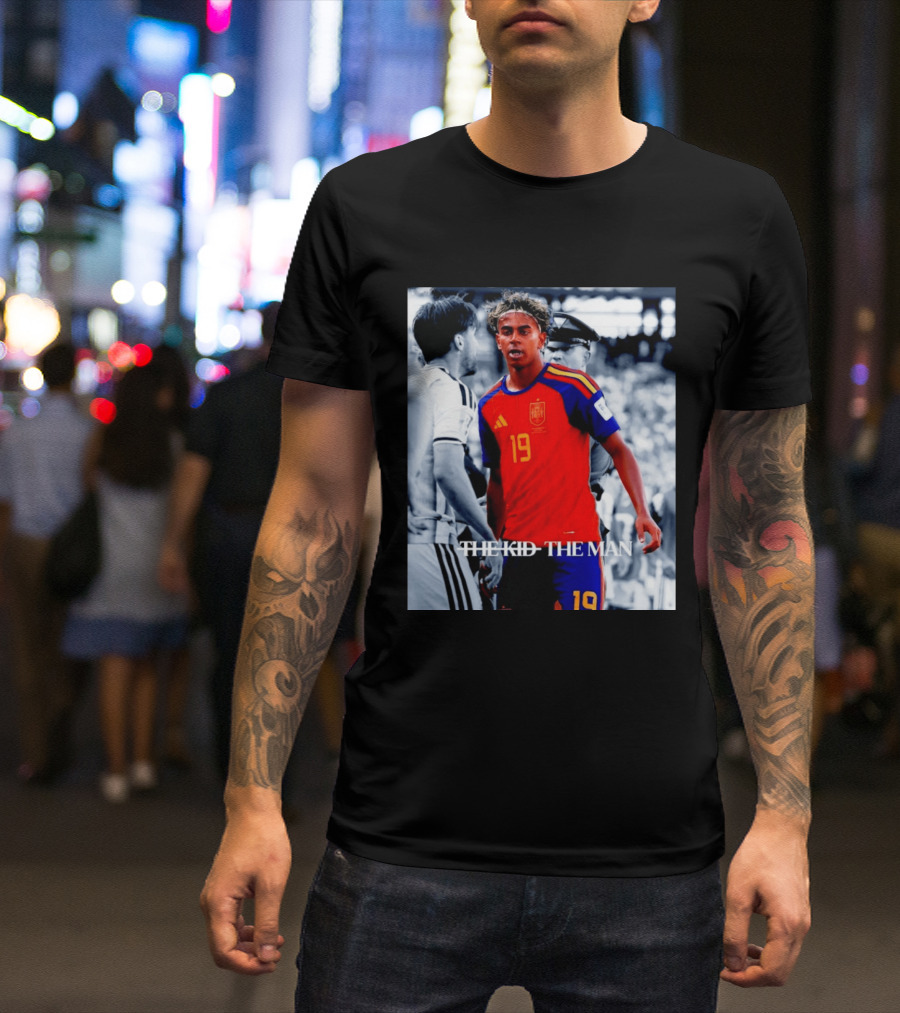 Spain 19 Lamine Yamal The Kid The Man T-Shirt