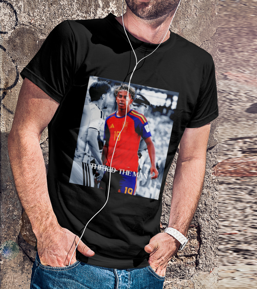 Spain 19 Lamine Yamal The Kid The Man T-Shirt