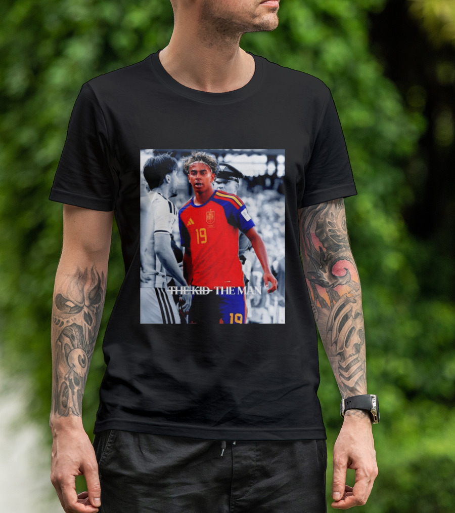 Spain 19 Lamine Yamal The Kid The Man T-Shirt