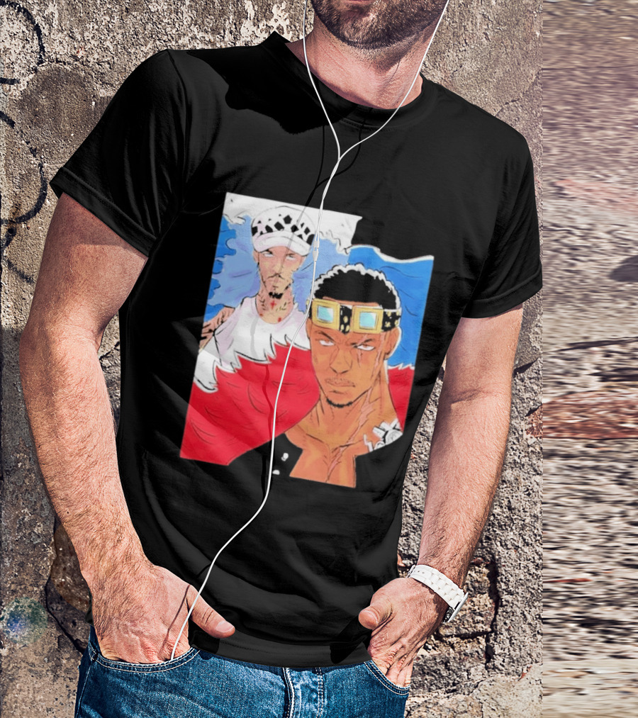 Minnesota Timberwolves Anthony Edwards Lamelo Ball Anime Crossover One Piece Fusion T-Shirt