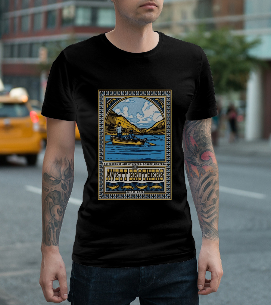 The Avett Brothers KettleHouse Amphitheater Bonner Montana July 19 2026 T-Shirt