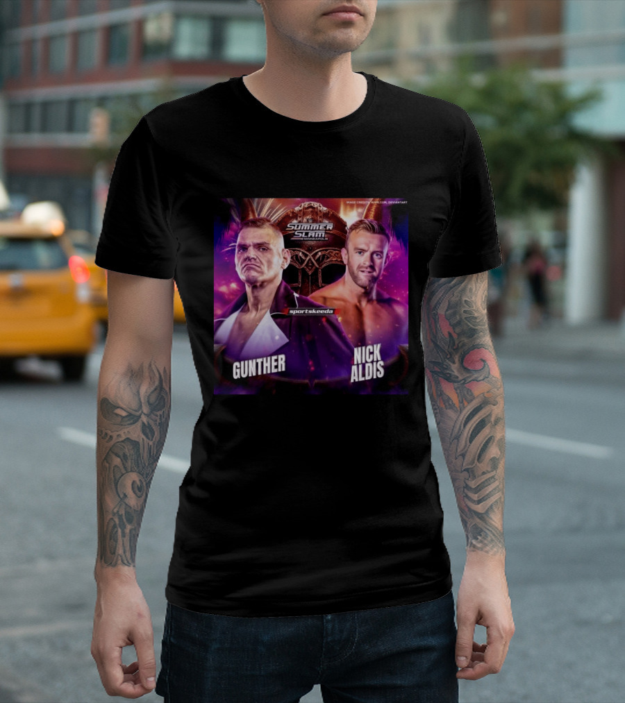 SummerSlam 2026 Gunther Vs Nick Aldis WWE Minneapolis Showdown T-Shirt