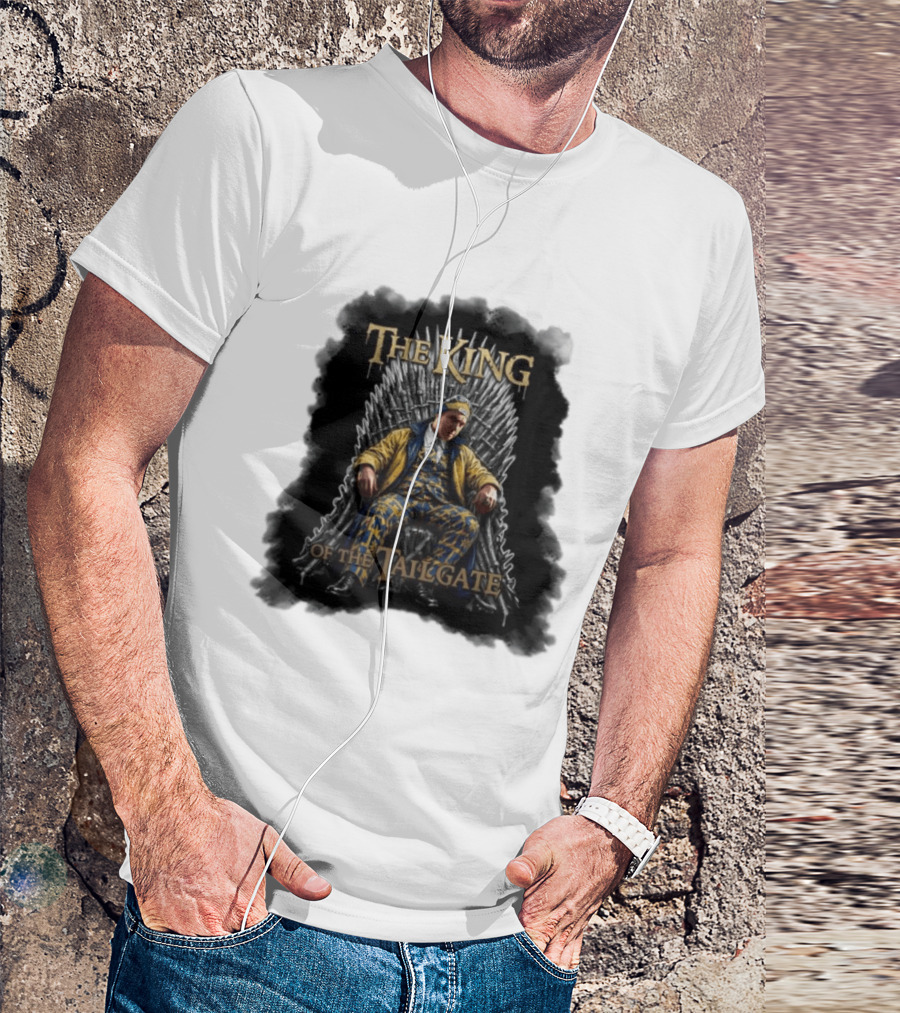 The King Of The Tailgate Chicago Bears Bill Murray Thrones Chair T-Shirt