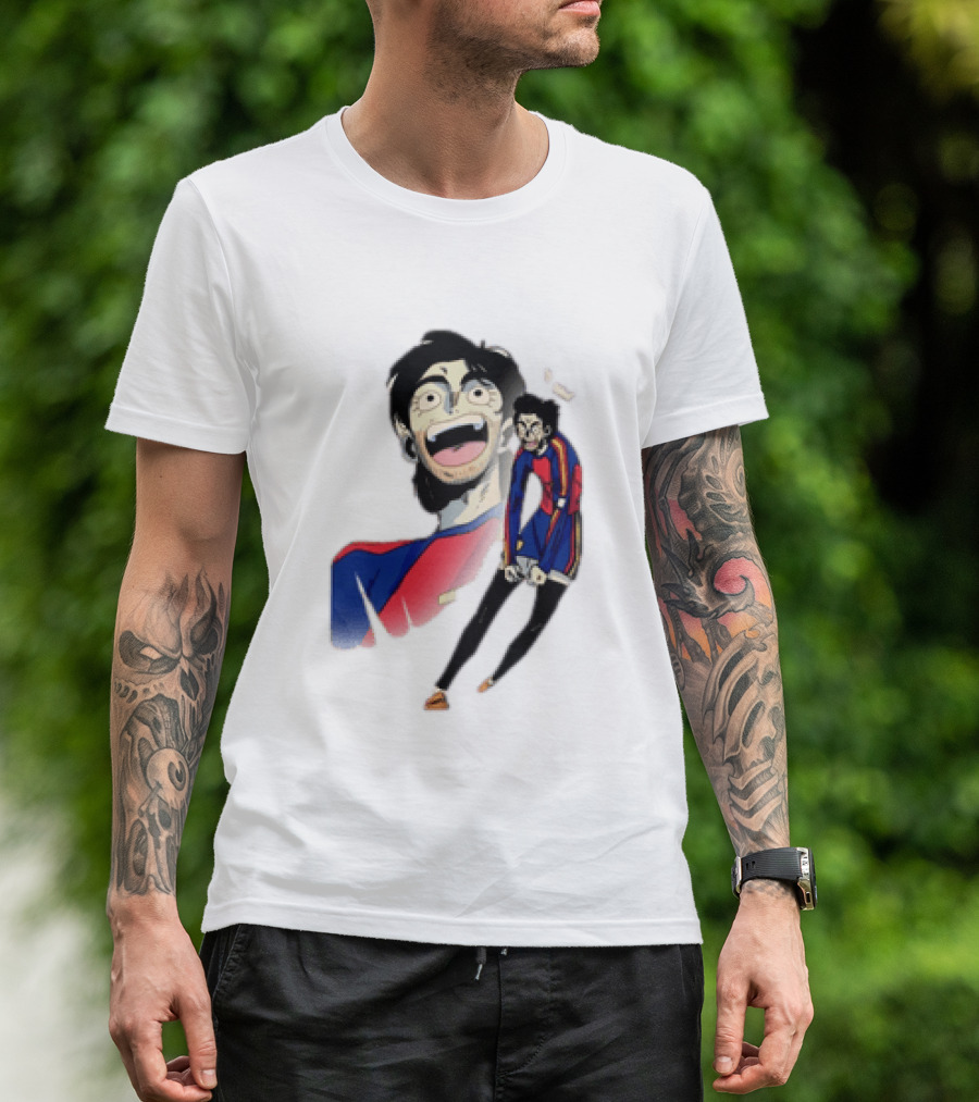 Ferran Torres Spain National Football Team Cartoon T-Shirt