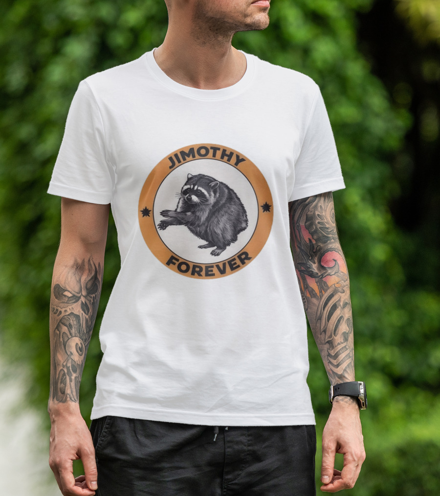 Jimothy Forever Seattle Raccoon Meme Merchandise T-Shirt