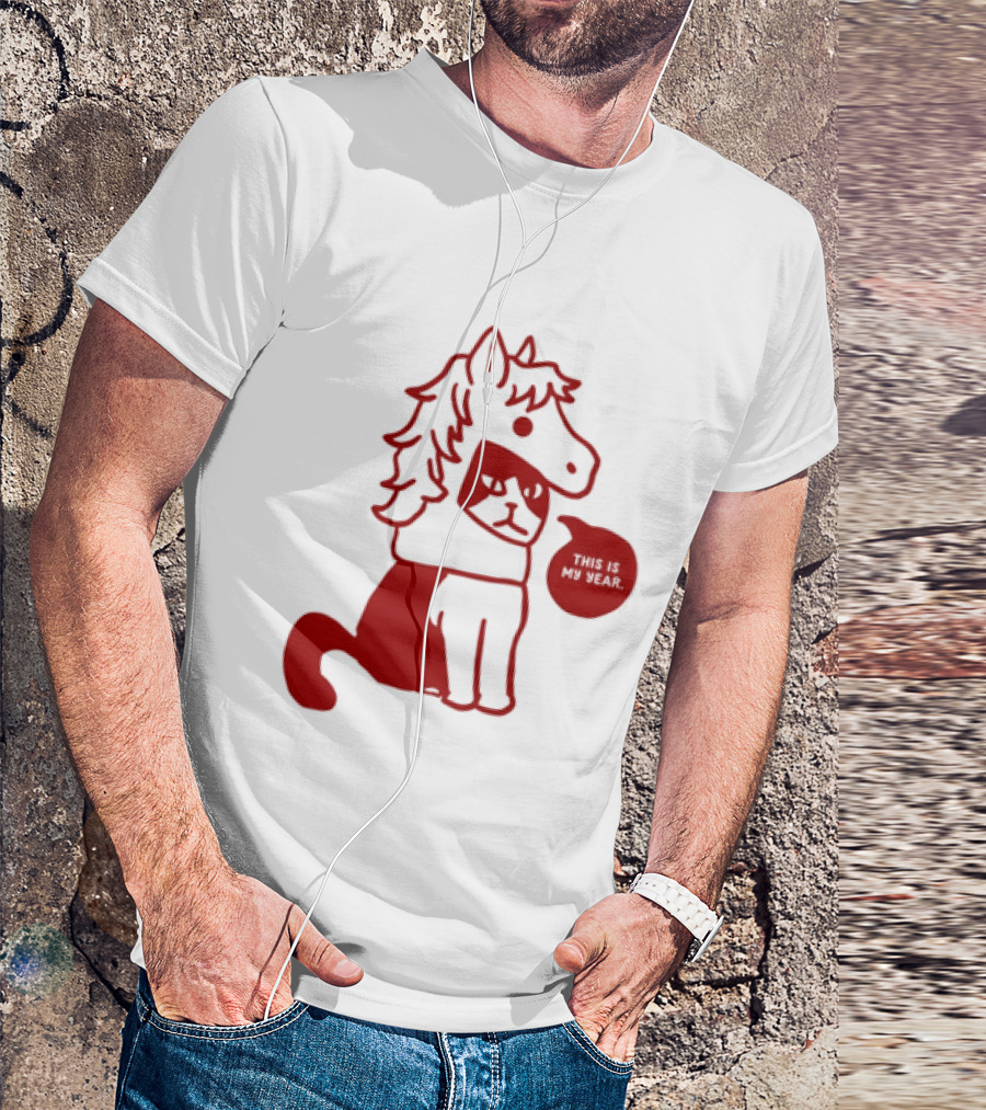 Year Of The Horse 2026 Chinese Lunar New Year Zodiac Cat T-Shirt