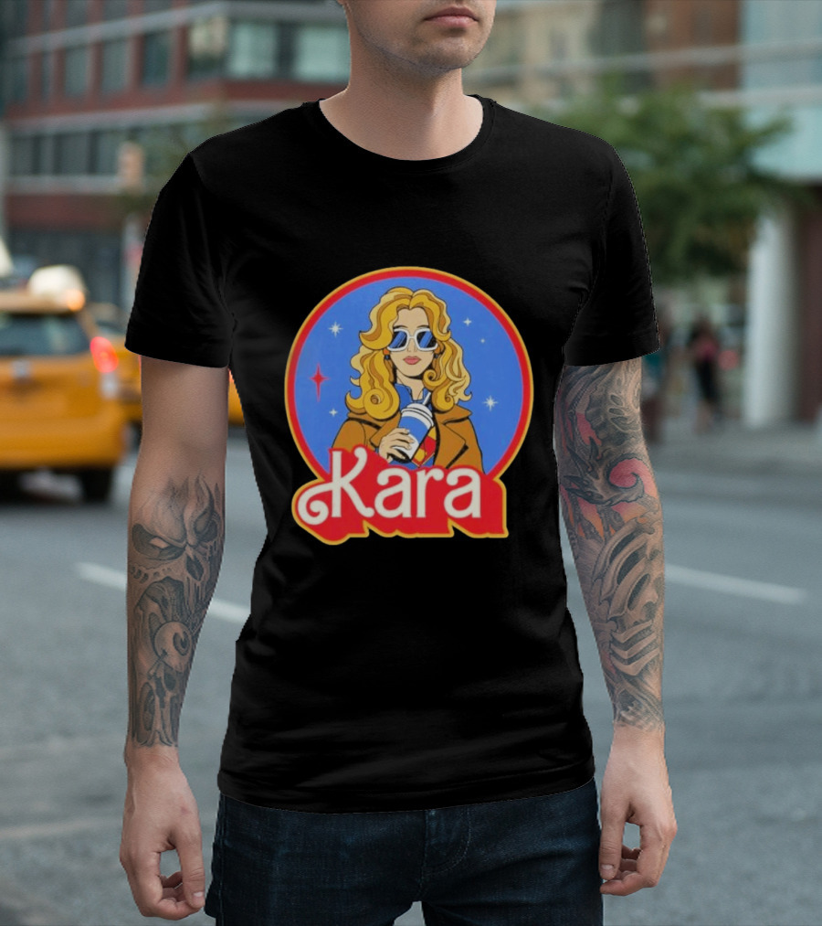 Kara 2026 Screencrush Sunglasses Coffee T-Shirt