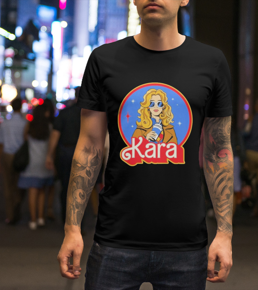Kara 2026 Screencrush Sunglasses Coffee T-Shirt