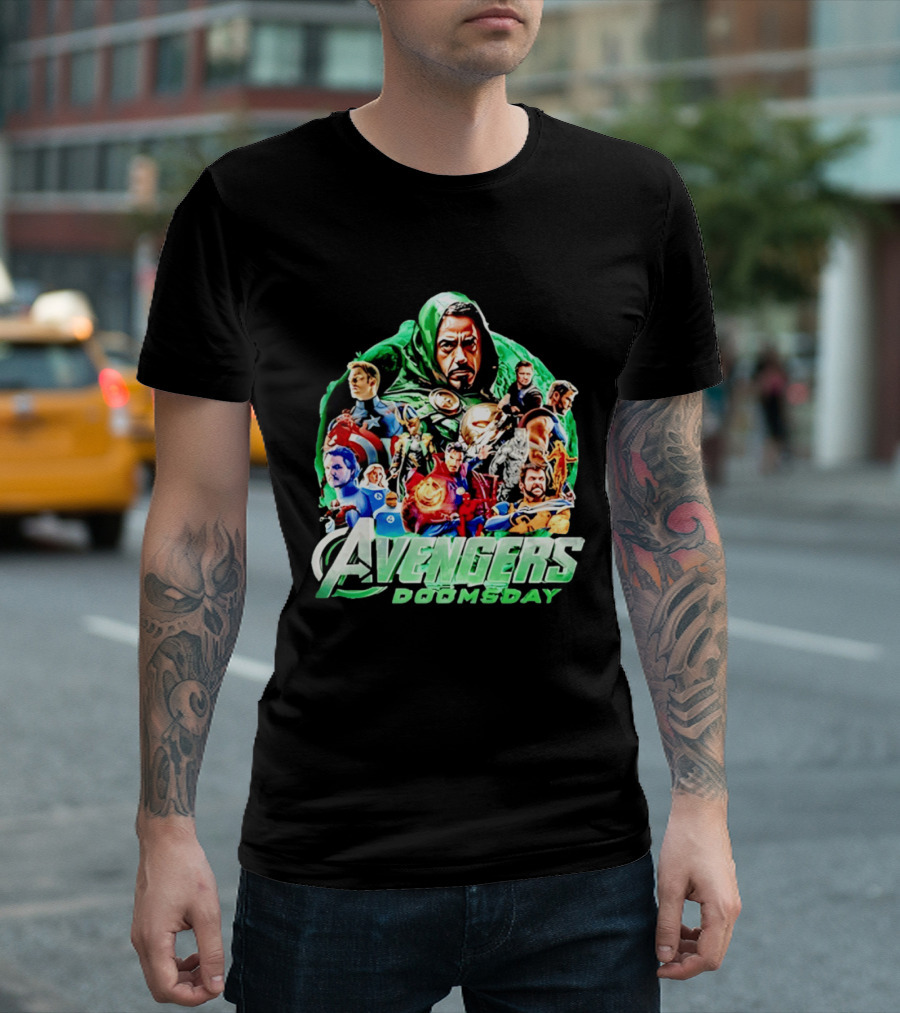 Avengers Doomsday Iron Man Captain America Marvel T-Shirt