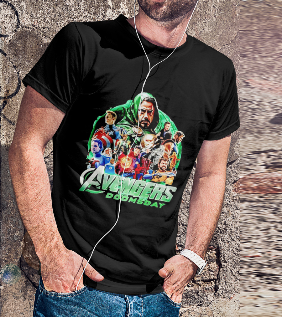 Avengers Doomsday Iron Man Captain America Marvel T-Shirt