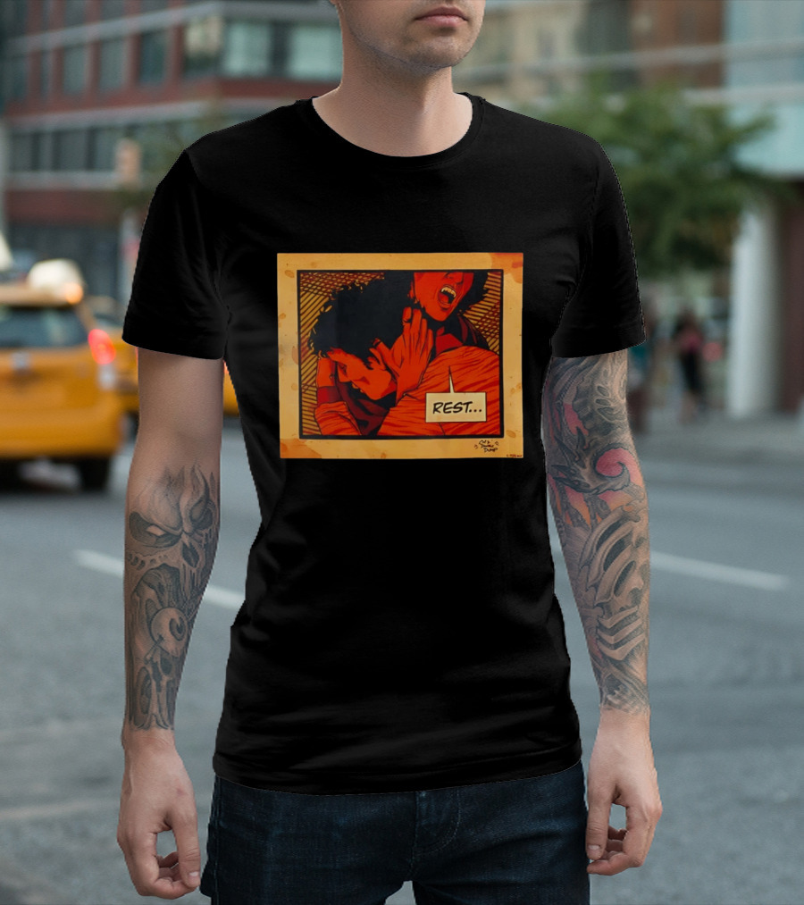 Dumb Dump Rest Vampire Biting Man T-Shirt