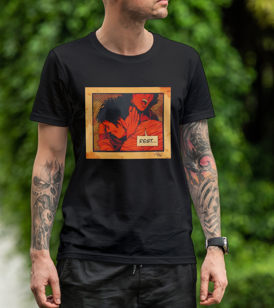 Dumb Dump Rest Vampire Biting Man T-Shirt