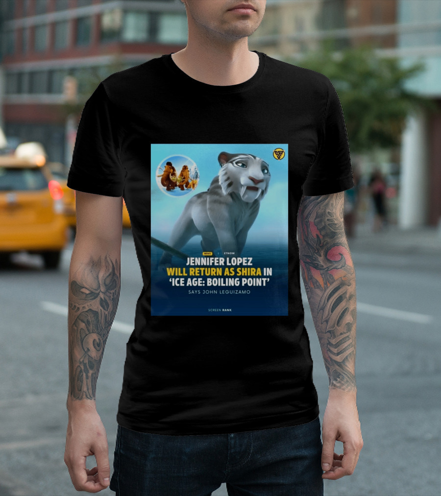 Jennifer Lopez Returns Shira Ice Age Boiling Point John Leguizamo T-Shirt