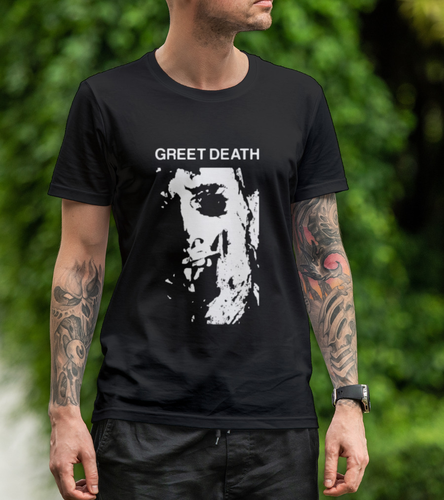 Evil Greed Store Greet Death Leatherface Horror T-Shirt