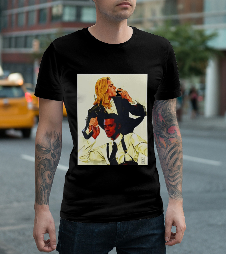 JMH Interview With The Vampire Lestat And Louis Smoking Portraits T-Shirt