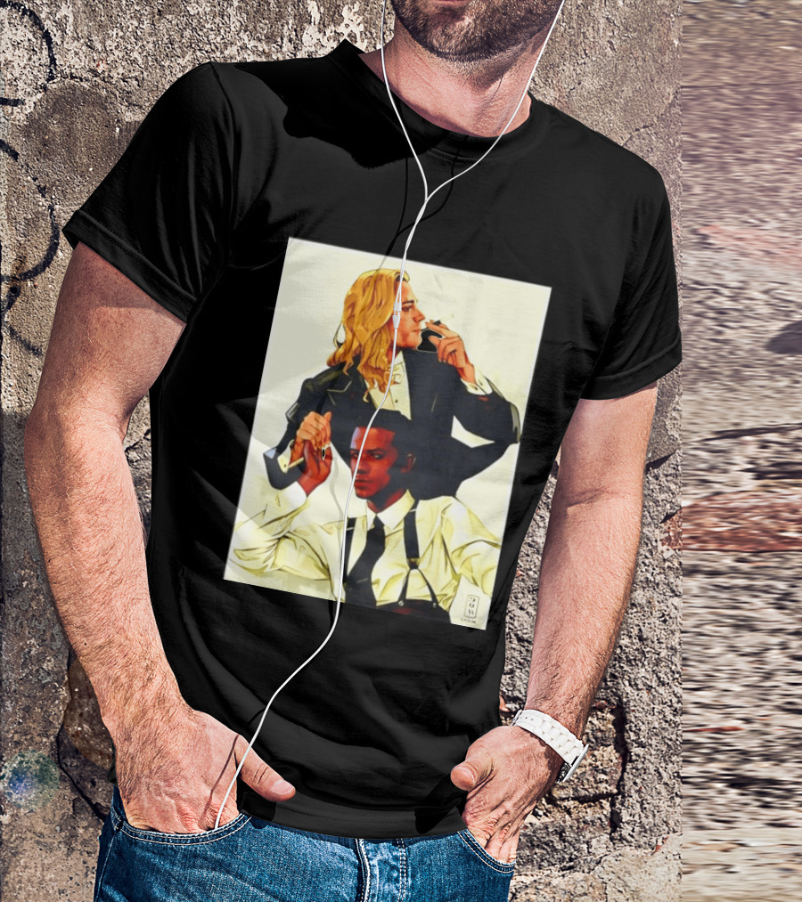 JMH Interview With The Vampire Lestat And Louis Smoking Portraits T-Shirt
