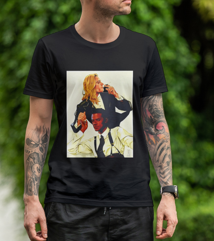 JMH Interview With The Vampire Lestat And Louis Smoking Portraits T-Shirt