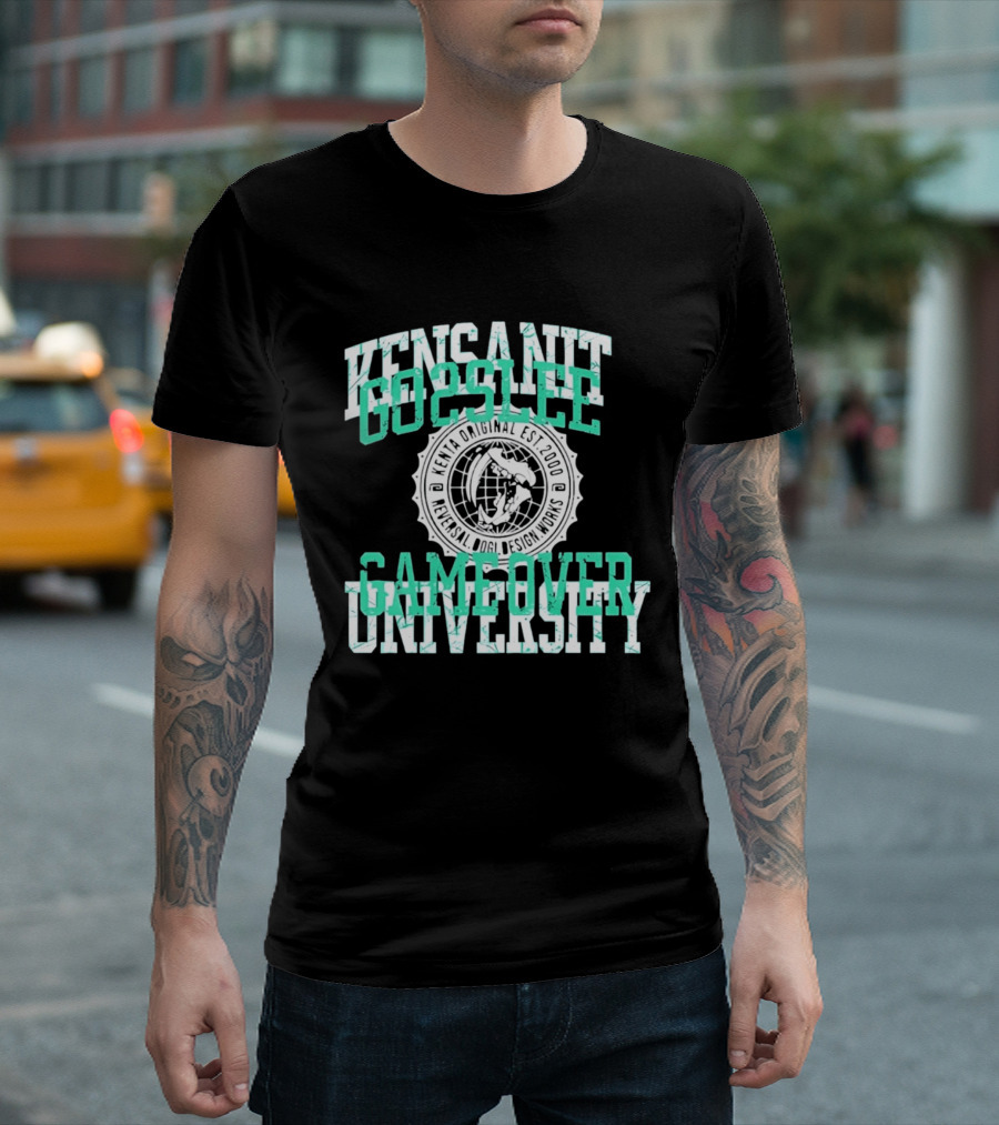 Kensanity Go2Sleep Gameover University Kenta Original Est 2000 Reversal Dogi Works T-Shirt