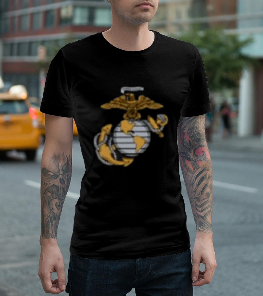 Marine Corps 250 Years Semper Fi Marines Gift Shop Store T-Shirt