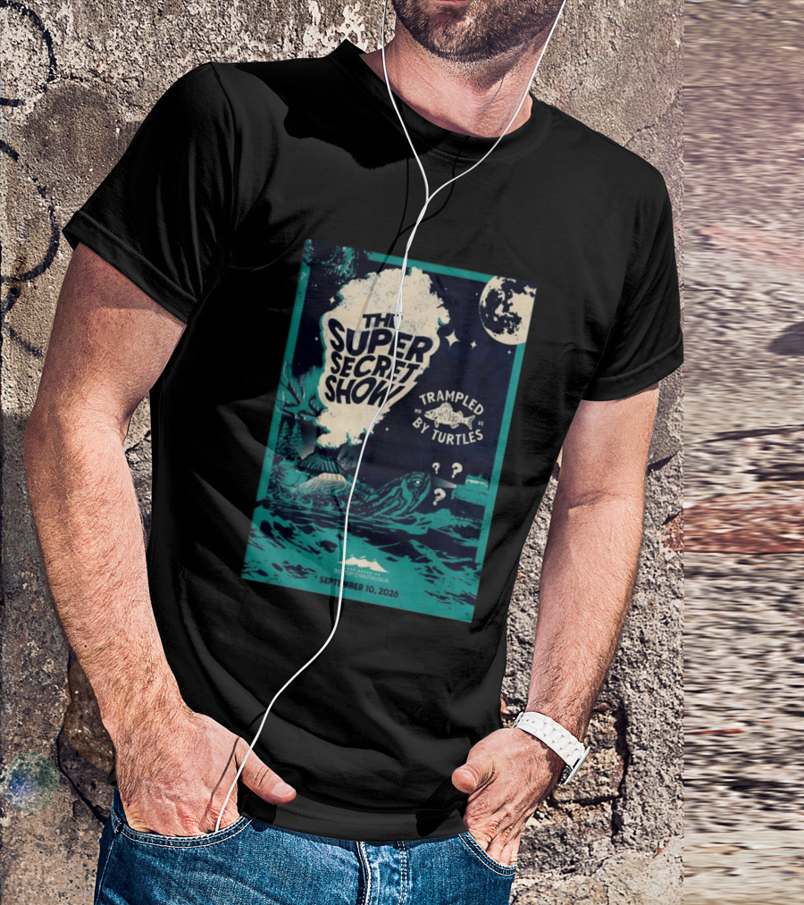 The Super Secret Show Trampled By Turtles Big Top Chautauqua Bayfield WI September 10 2026 T-Shirt