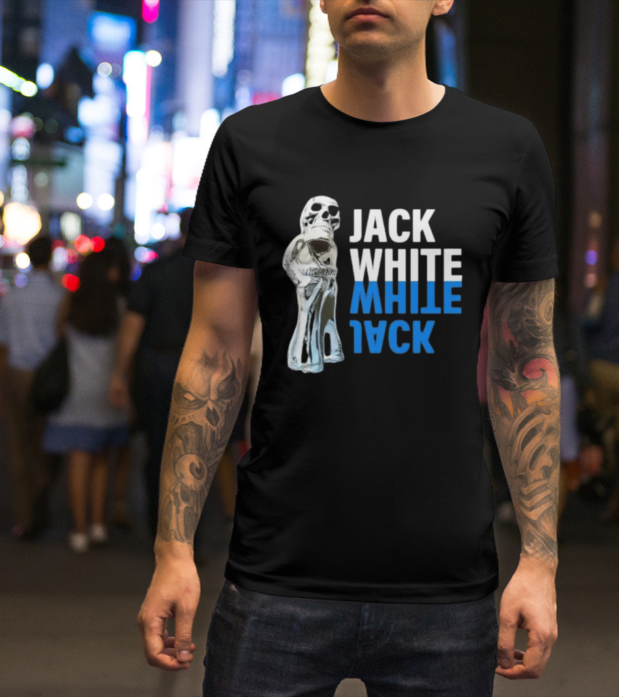 Jack White Frozen Charlatan Skull Third Man Records Store T-Shirt