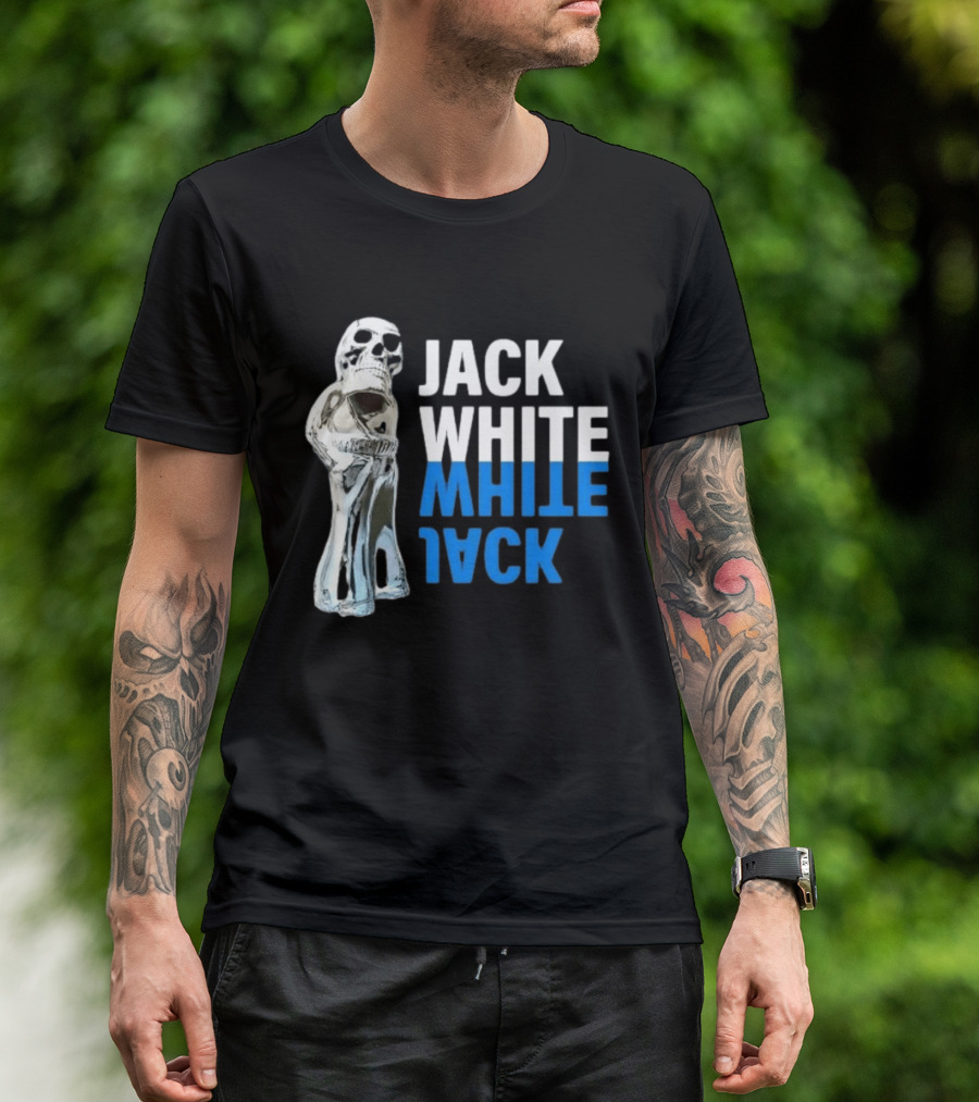 Jack White Frozen Charlatan Skull Third Man Records Store T-Shirt