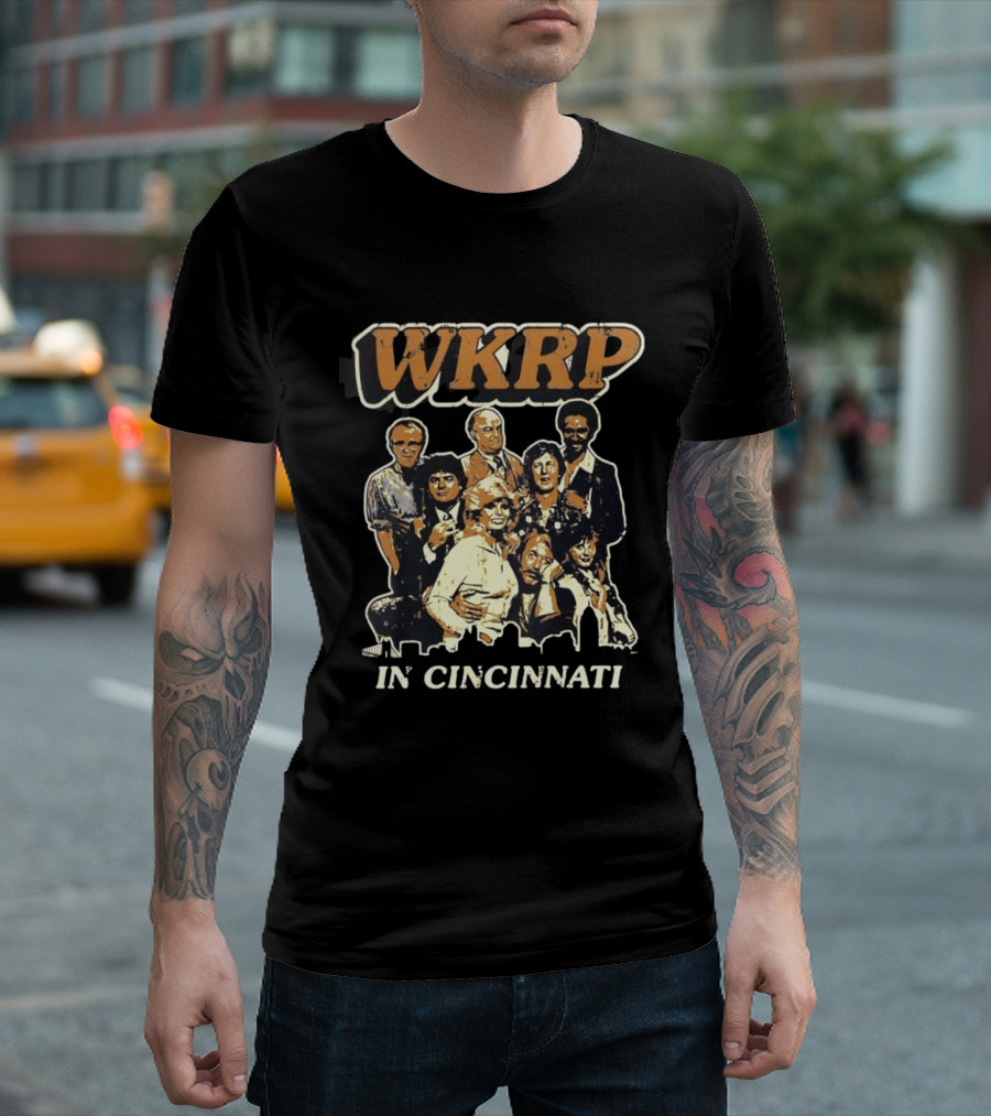 WKRP In Cincinnati Classic TV Show Cast Ensemble T-Shirt