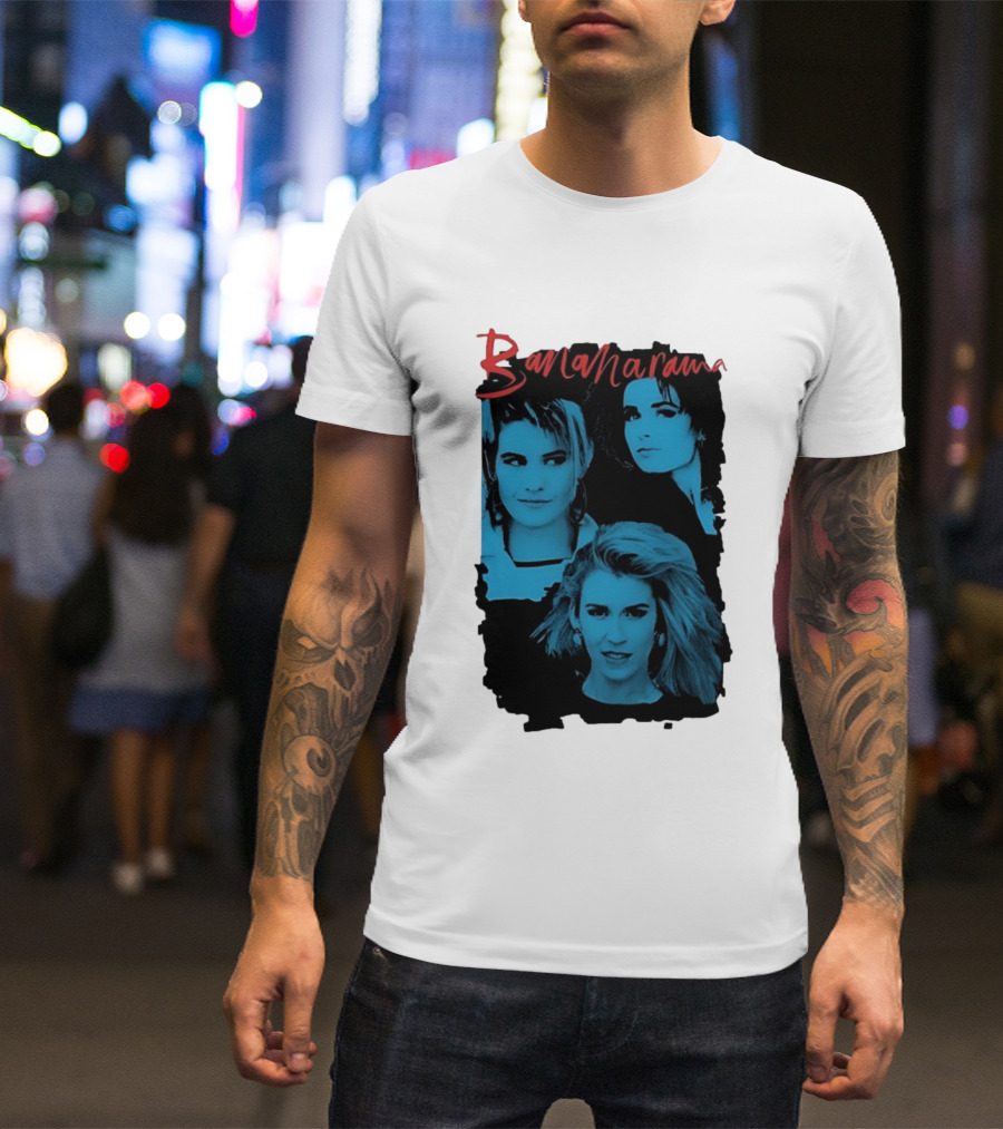 Bananarama 80s Pop Halftone T-Shirt